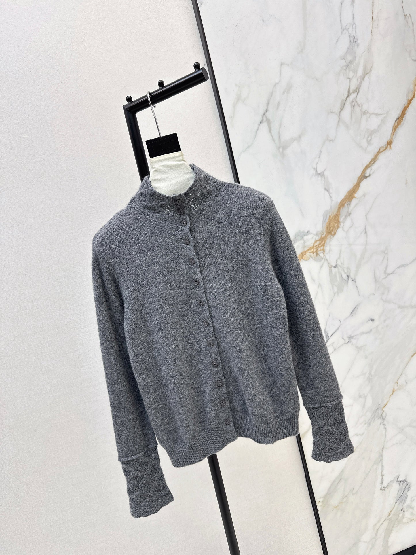 Chol NEW high neck cardigan