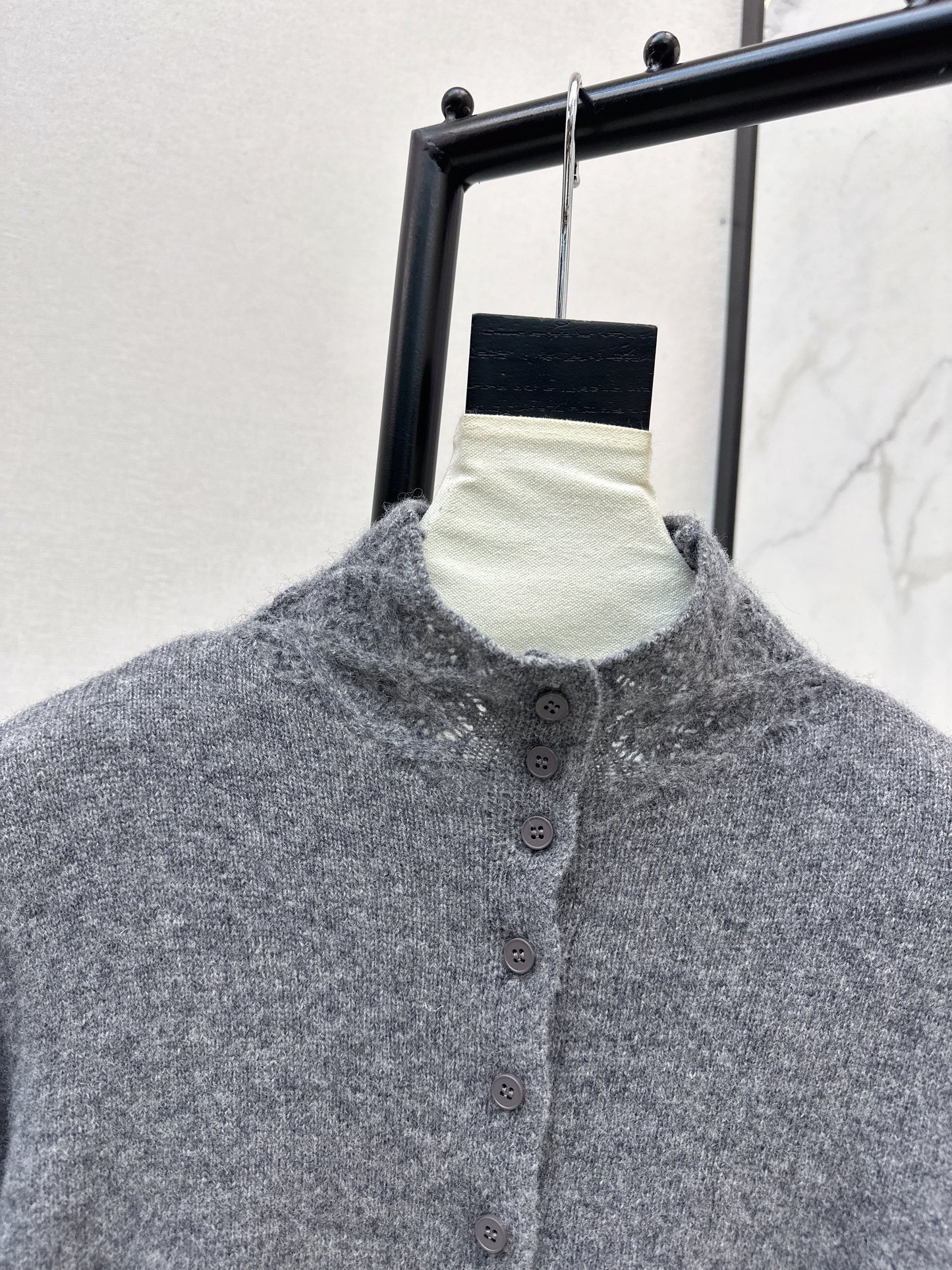 Chol NEW high neck cardigan