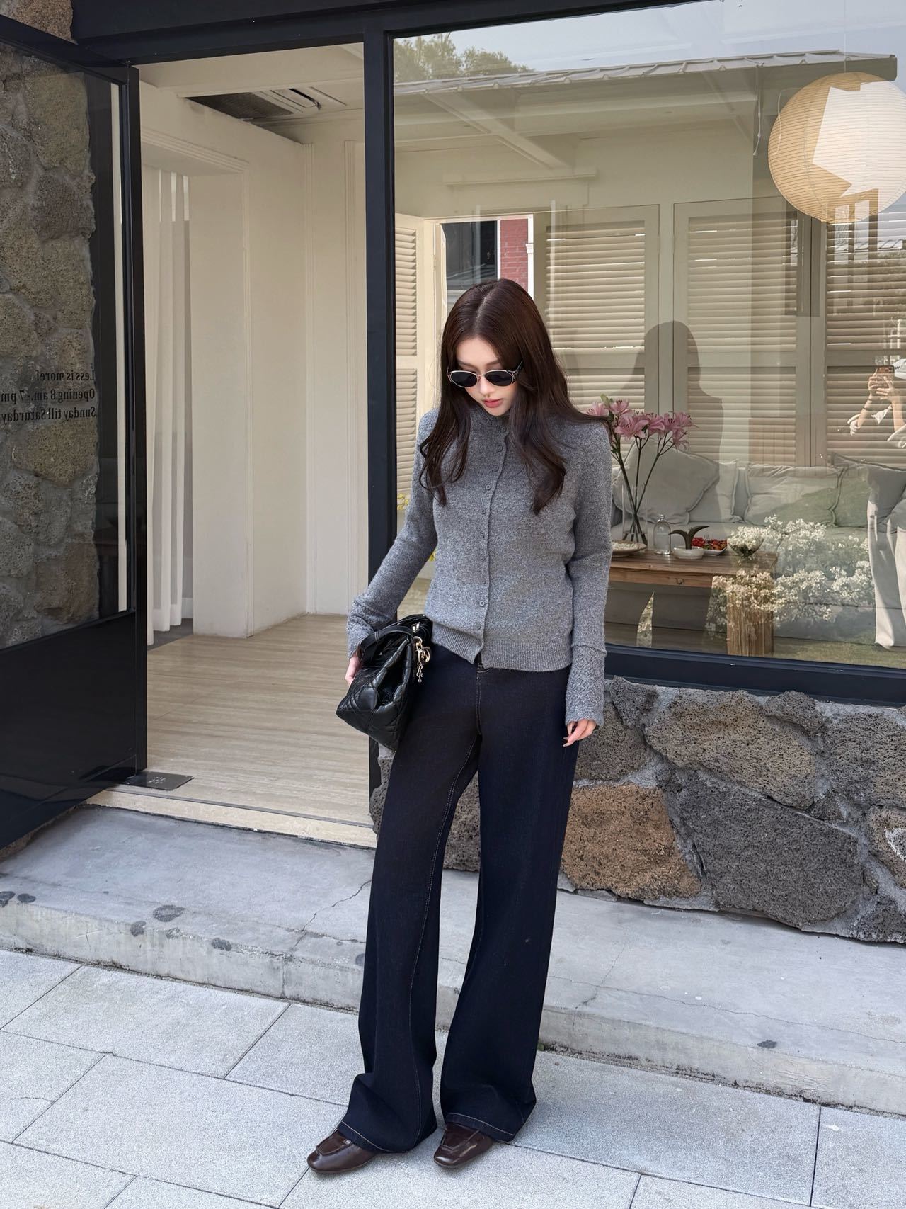 Chol NEW high neck cardigan