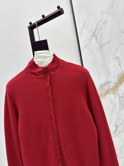 Chol NEW high neck cardigan