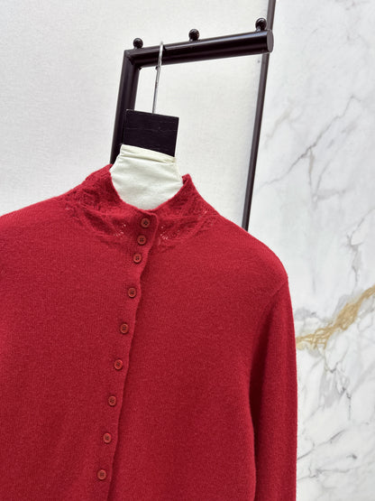 Chol NEW high neck cardigan