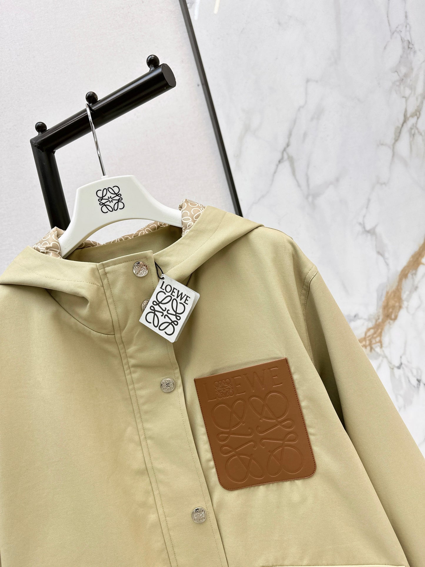 Loe NEW hooded trench coats