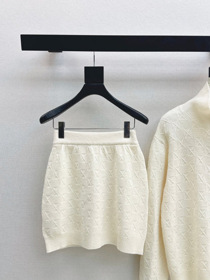 Miu NEW Jacquard knit suit