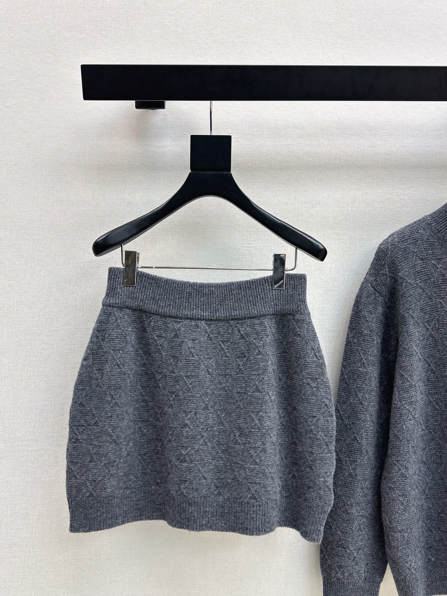 Miu NEW Jacquard knit suit