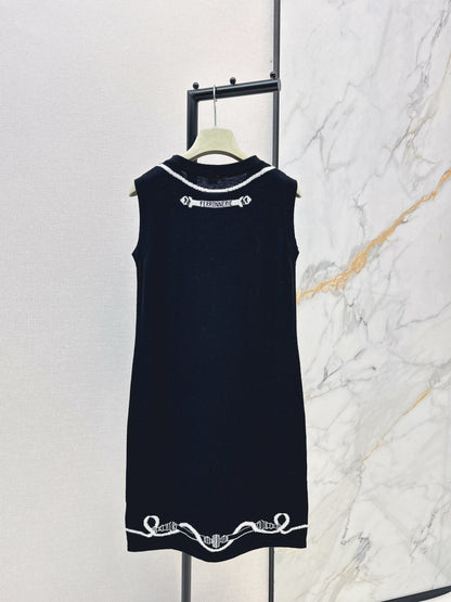 Herm NEW jacquard sleeveless dress