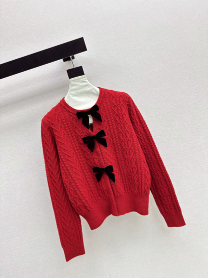 Miu NEW bow sweater