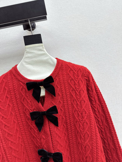 Miu NEW bow sweater