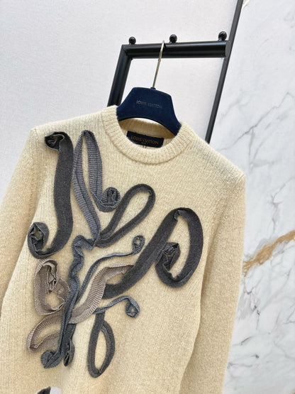 Louis NEW rosette detail sweater
