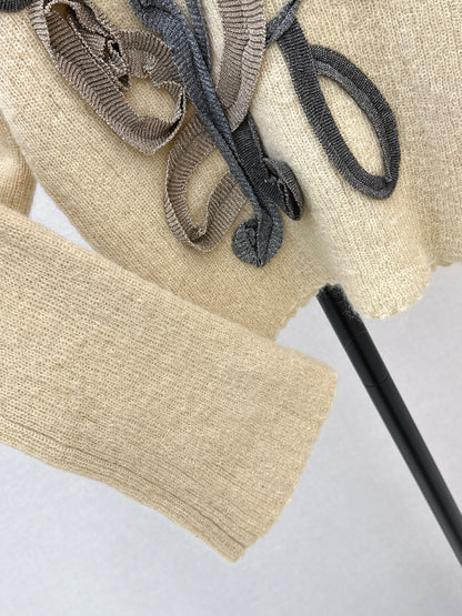 Louis NEW rosette detail sweater