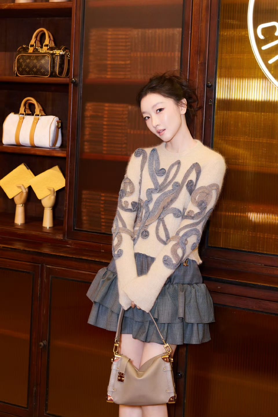 Louis NEW rosette detail sweater