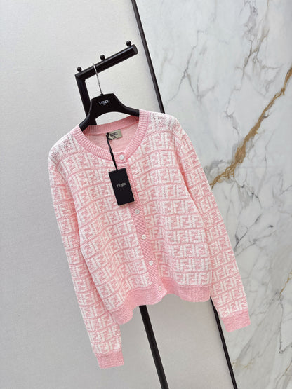 Fend NEW jacquard knit cardigan