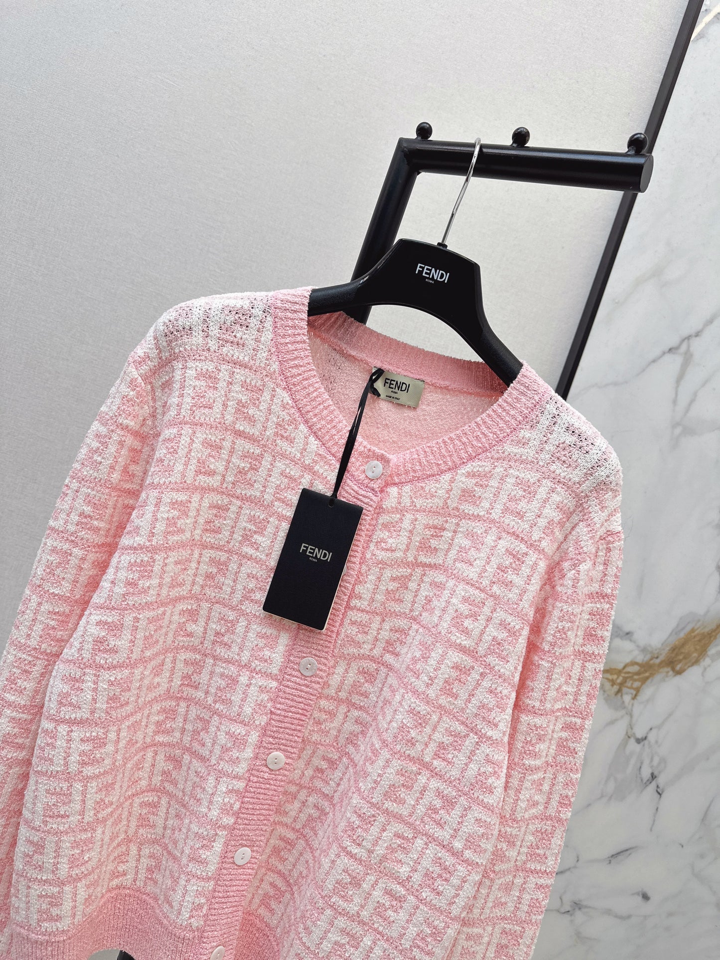 Fend NEW jacquard knit cardigan