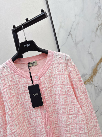 Fend NEW jacquard knit cardigan