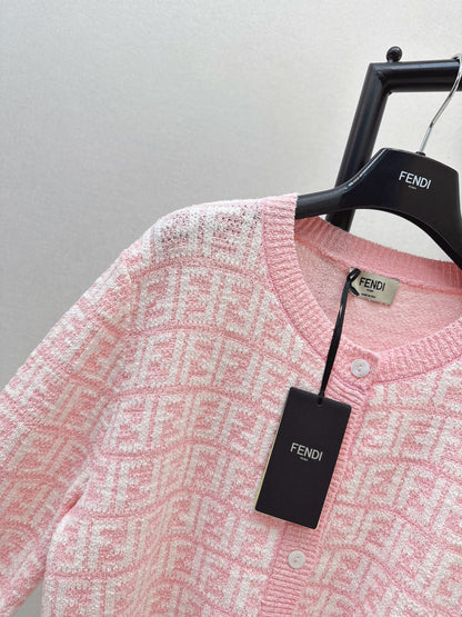 Fend NEW jacquard knit cardigan