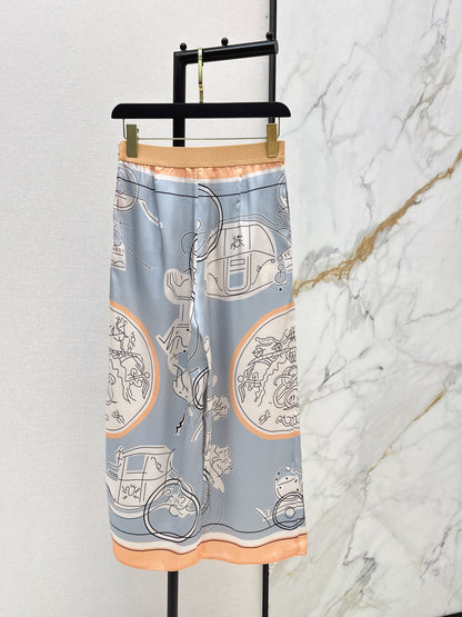 Herm NEW print straight pants