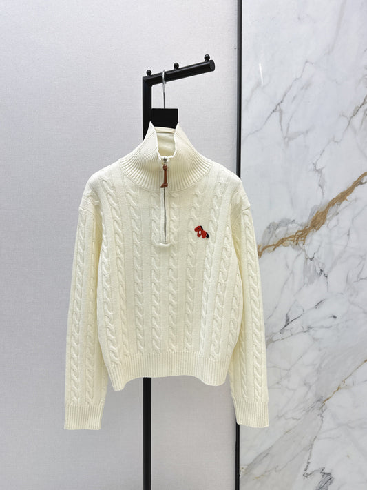 Ral NEW Half-zip wool sweater