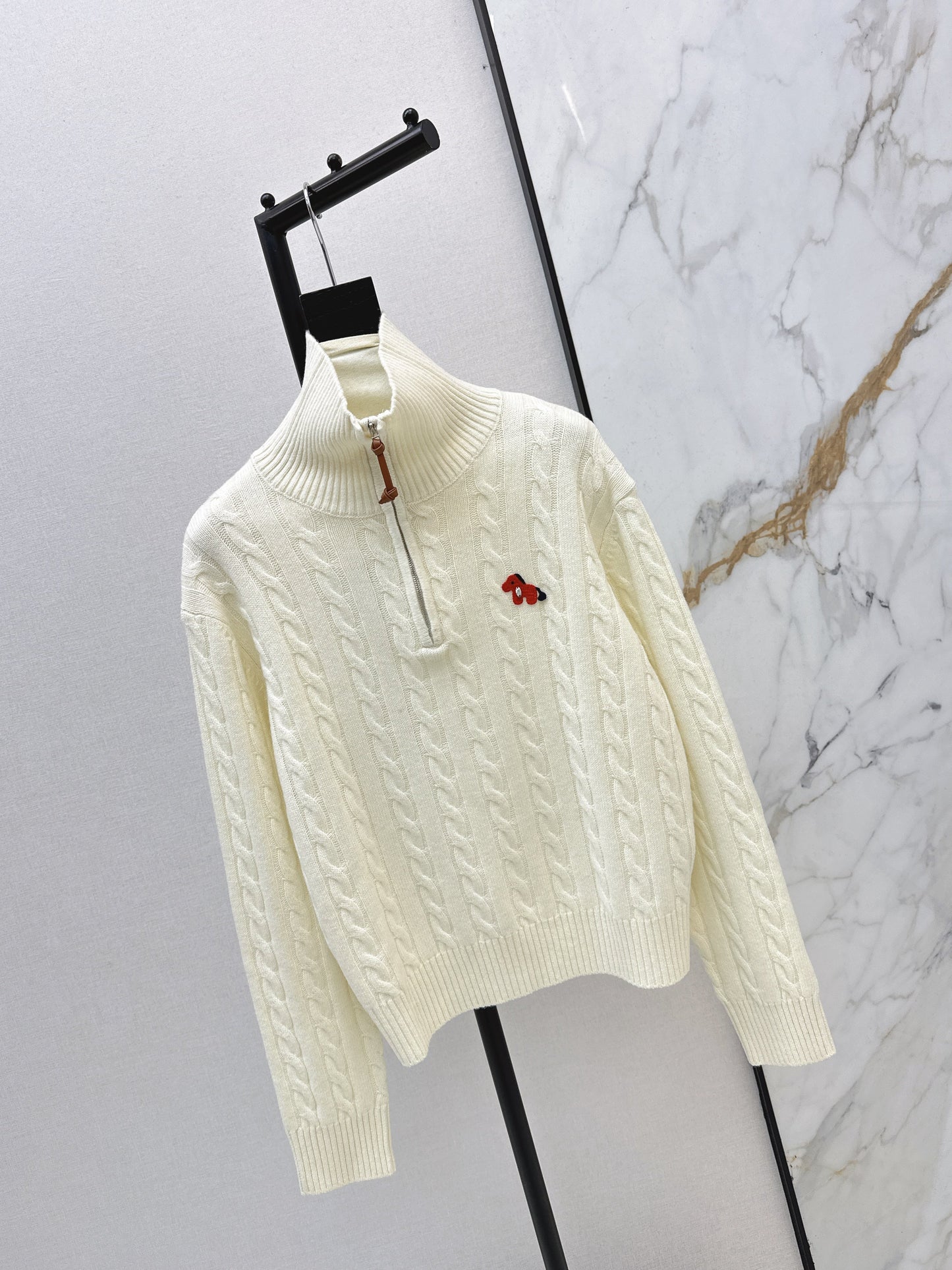 Ral NEW Half-zip wool sweater