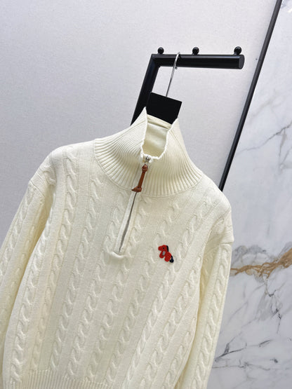 Ral NEW Half-zip wool sweater