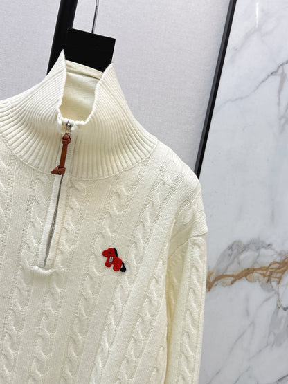 Ral NEW Half-zip wool sweater