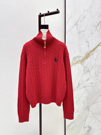 Ral NEW Half-zip wool sweater