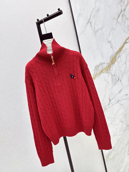 Ral NEW Half-zip wool sweater