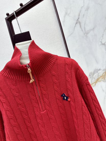 Ral NEW Half-zip wool sweater