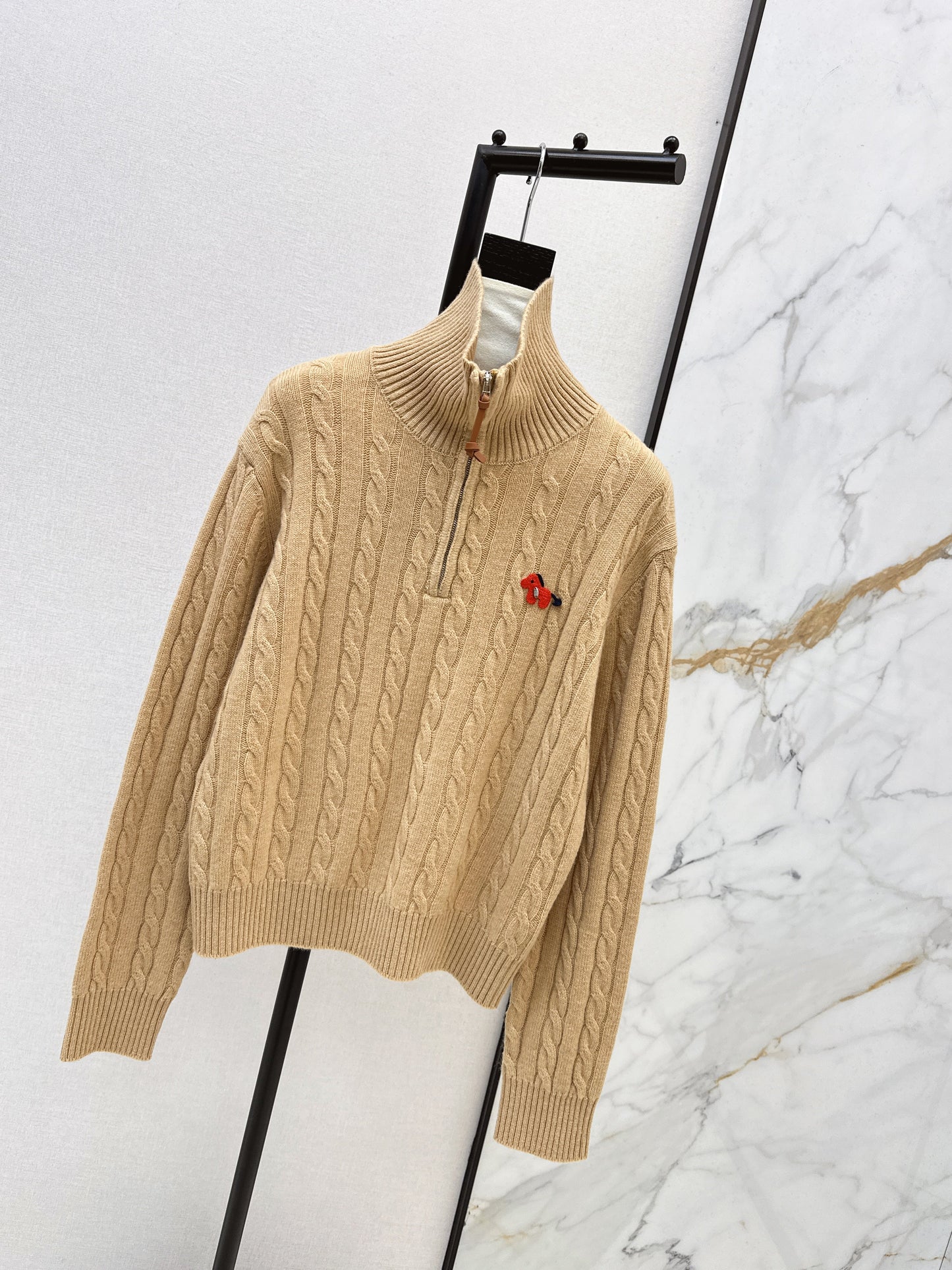 Ral NEW Half-zip wool sweater