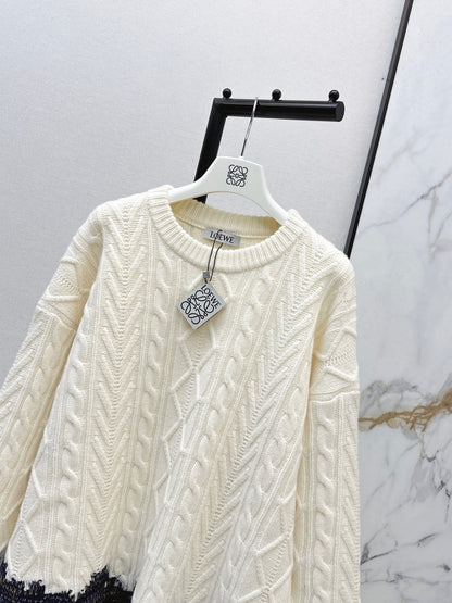 Loe NEW color block sweater