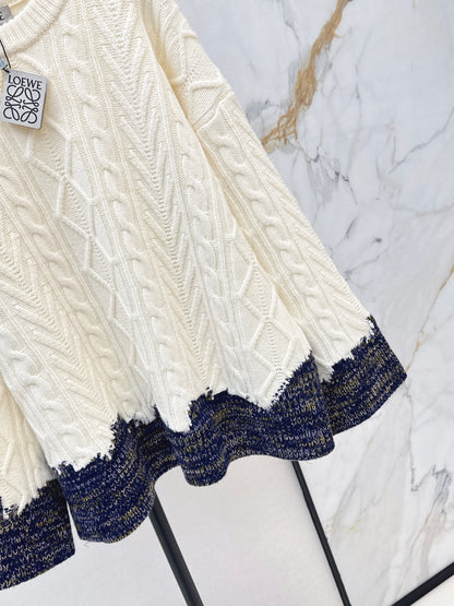 Loe NEW color block sweater