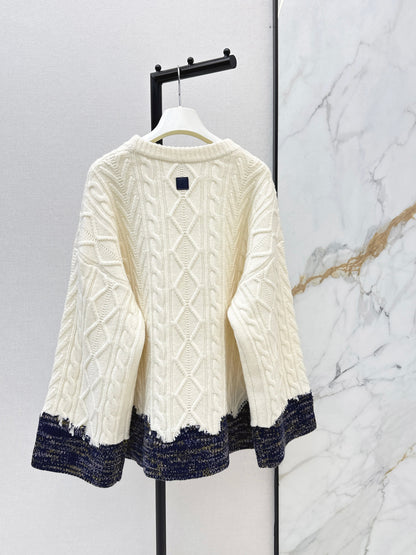 Loe NEW color block sweater