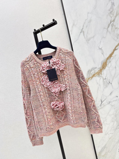 Louis NEW 3d floral sweater