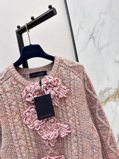 Louis NEW 3d floral sweater