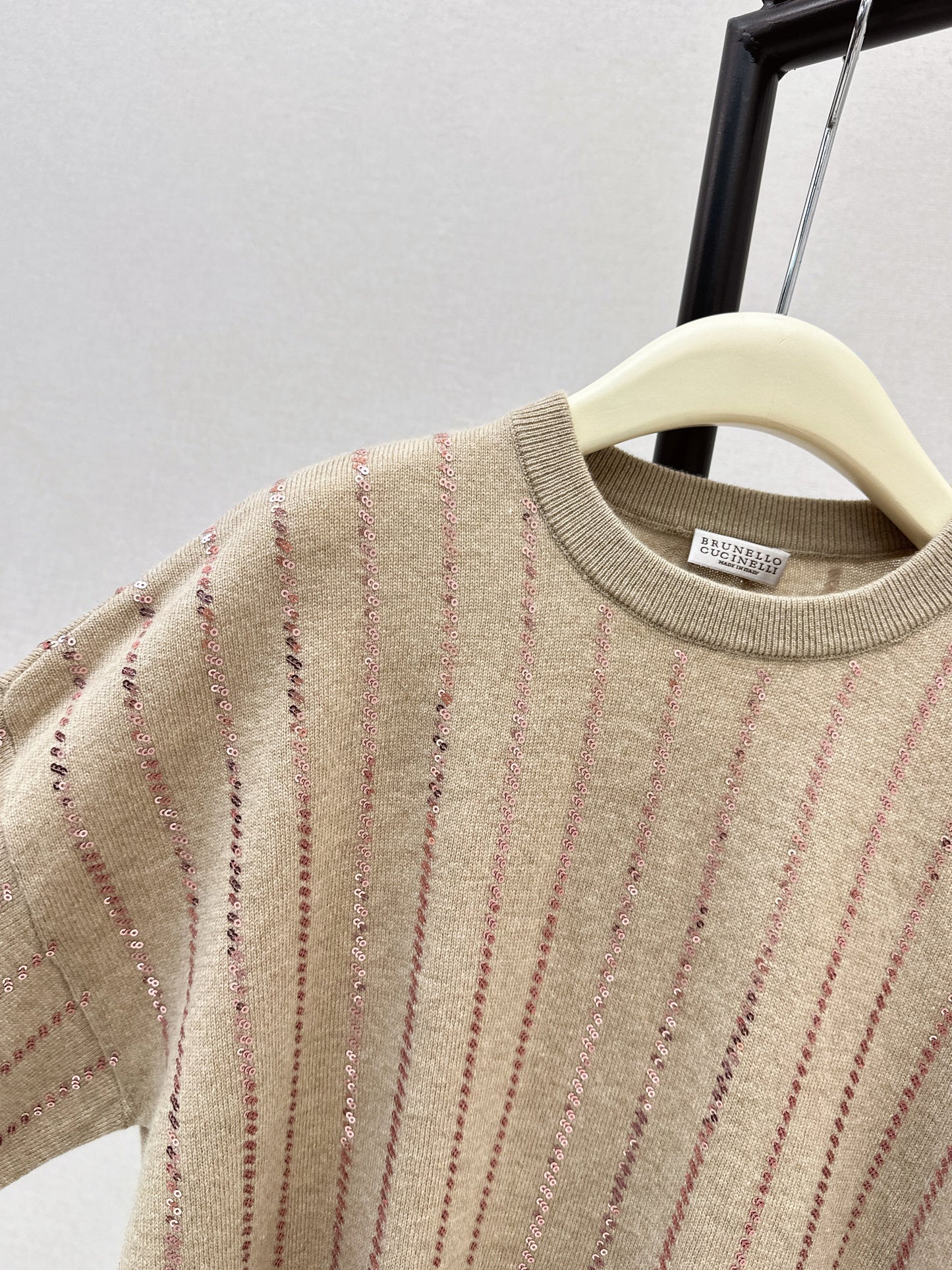 Brun NEW sequin embroidery sweater