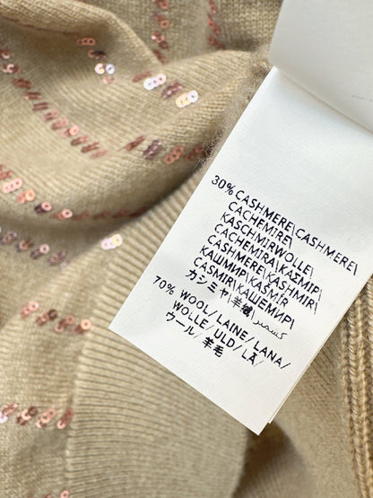 Brun NEW sequin embroidery sweater