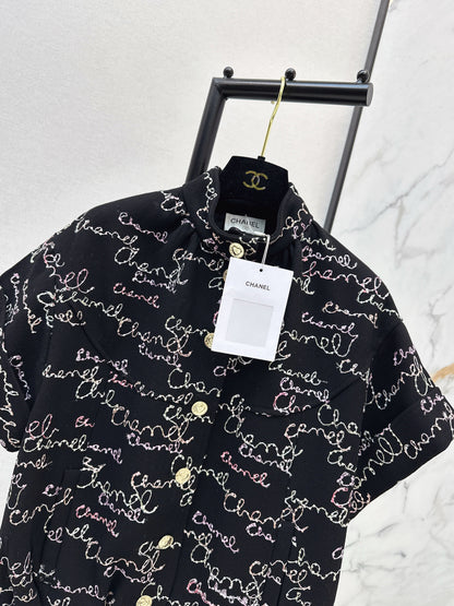 Chan NEW sequin embroidery vest jacket