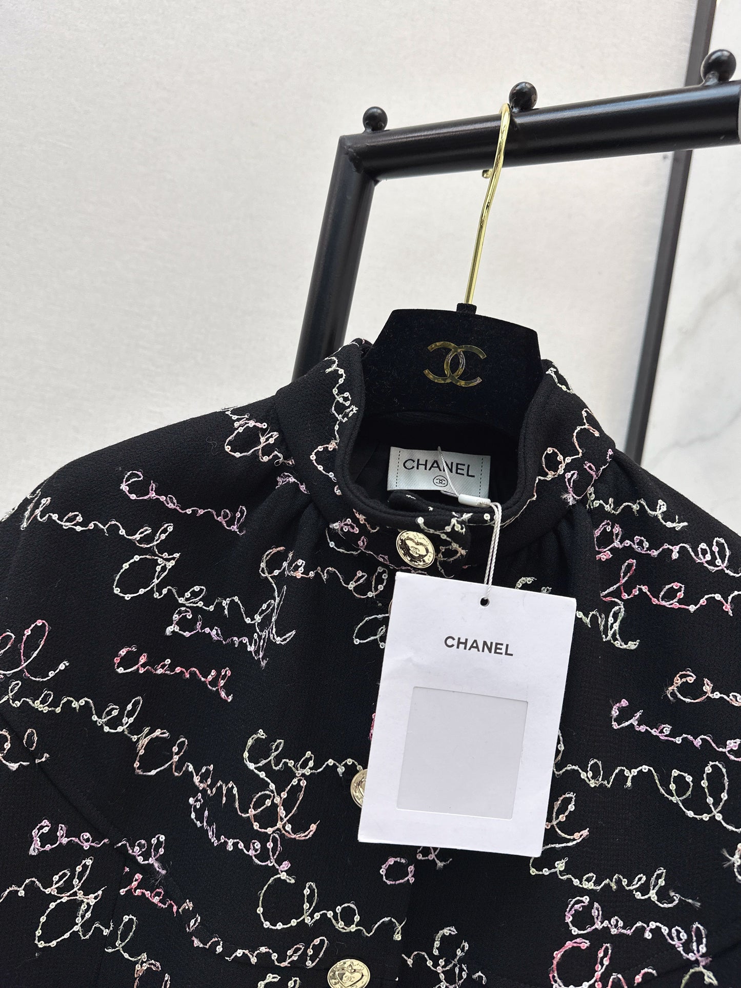 Chan NEW sequin embroidery vest jacket