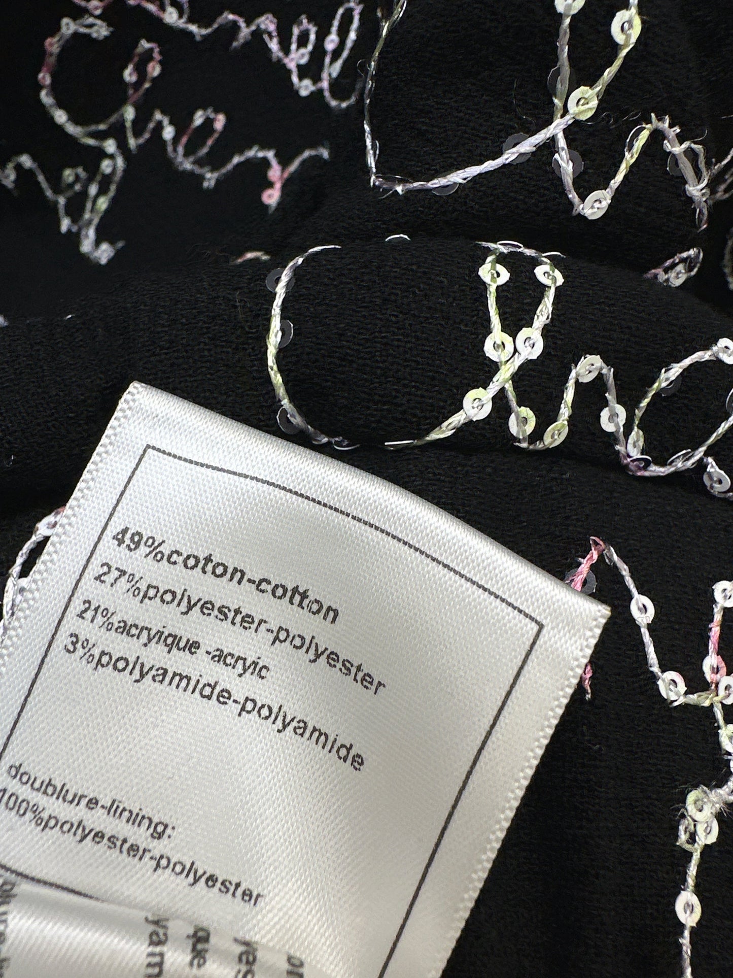 Chan NEW sequin embroidery jacket