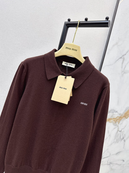 Miu NEW embroidered sweater