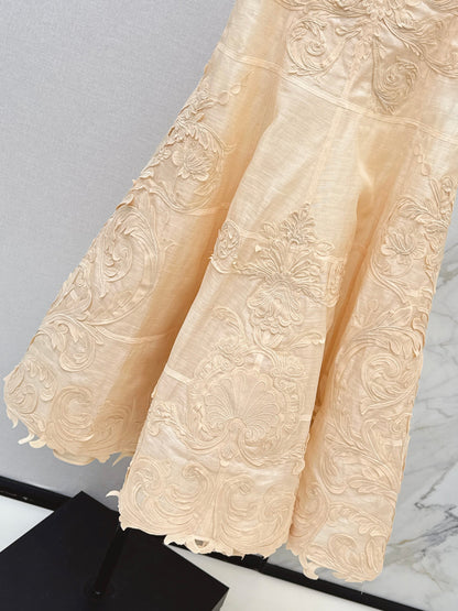 Zimm NEW lace embroidery skirt