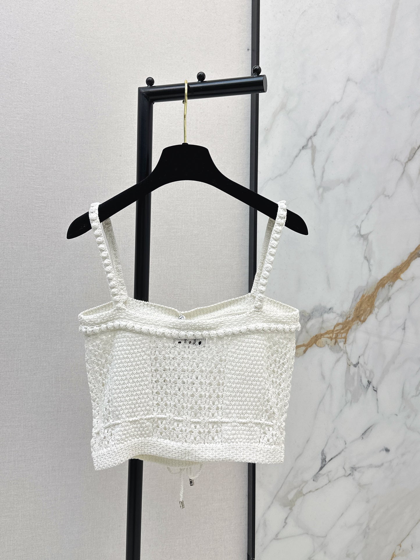 Chan NEW hollow knit slip vest