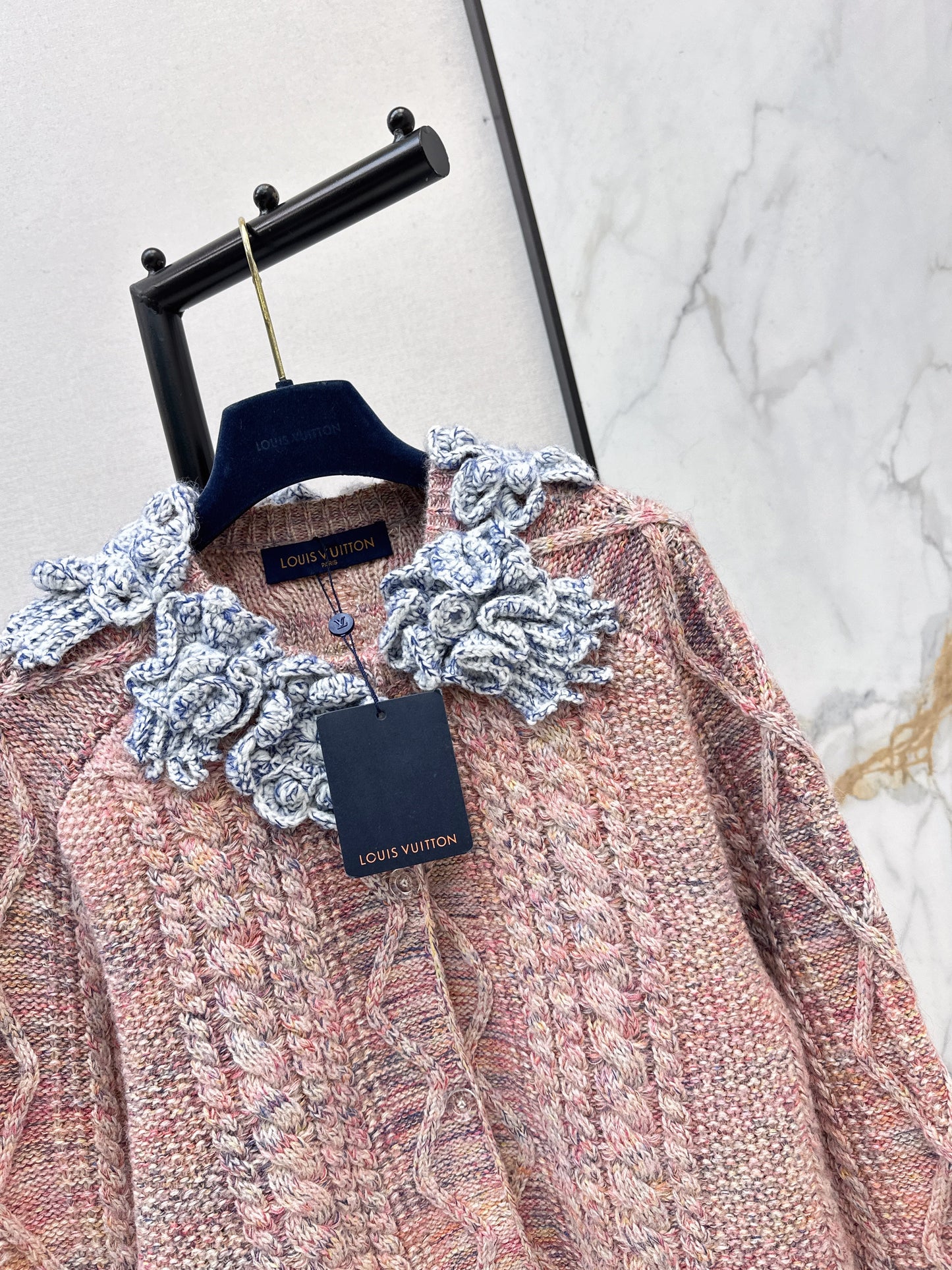 Louis NEW 3d floral cardigan