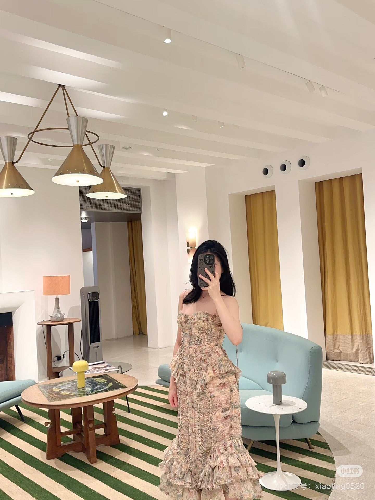 Zimm NEW silk strapless floral print dress