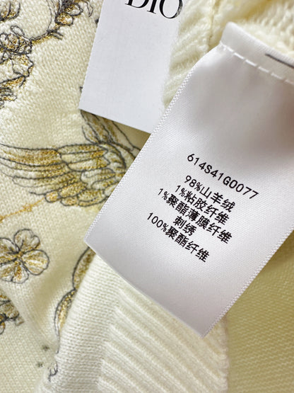 CD NEW embroidery cashmere sweater