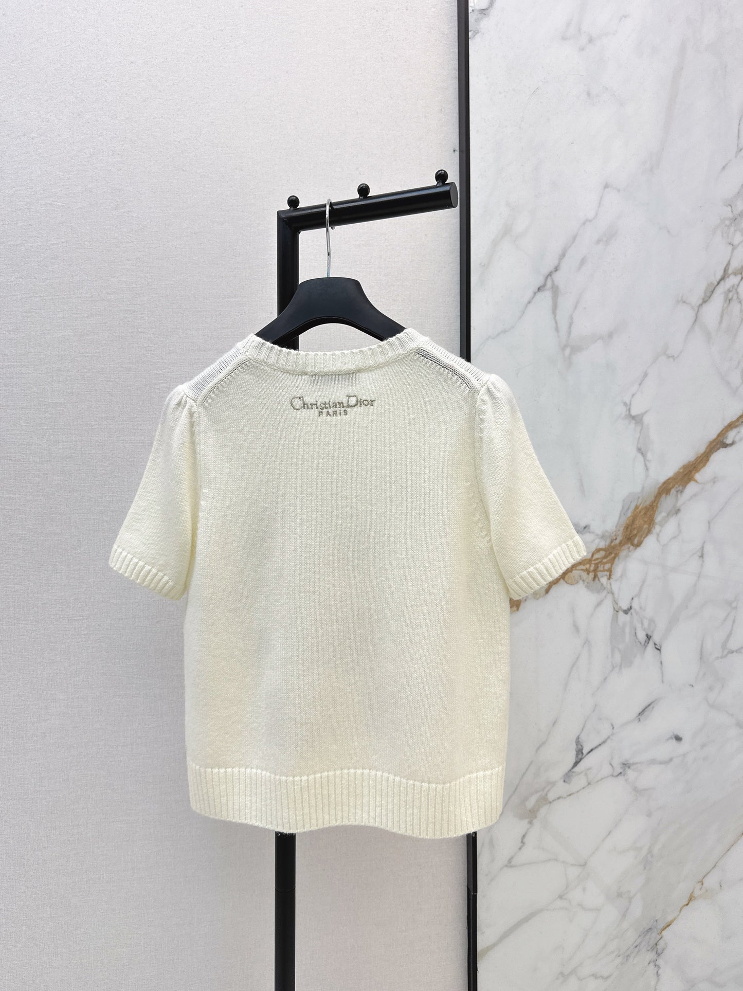 CD NEW embroidery cashmere sweater