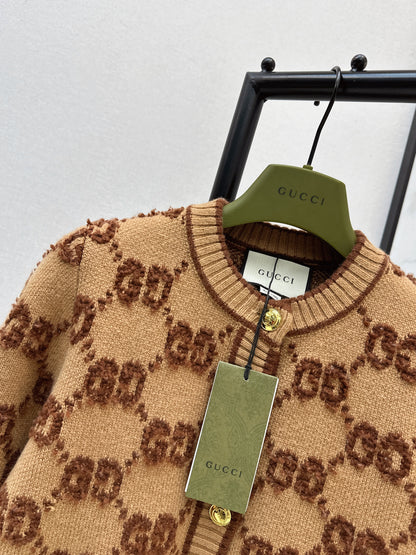 Guc NEW jacquard cardigan