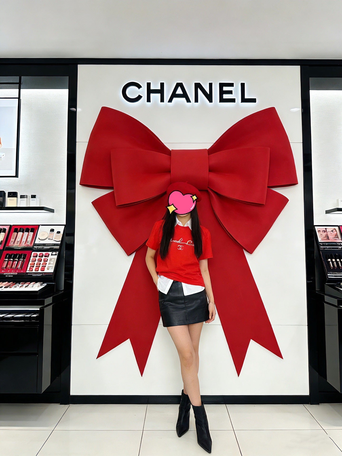 Chan NEW contrast lettering t-shirt