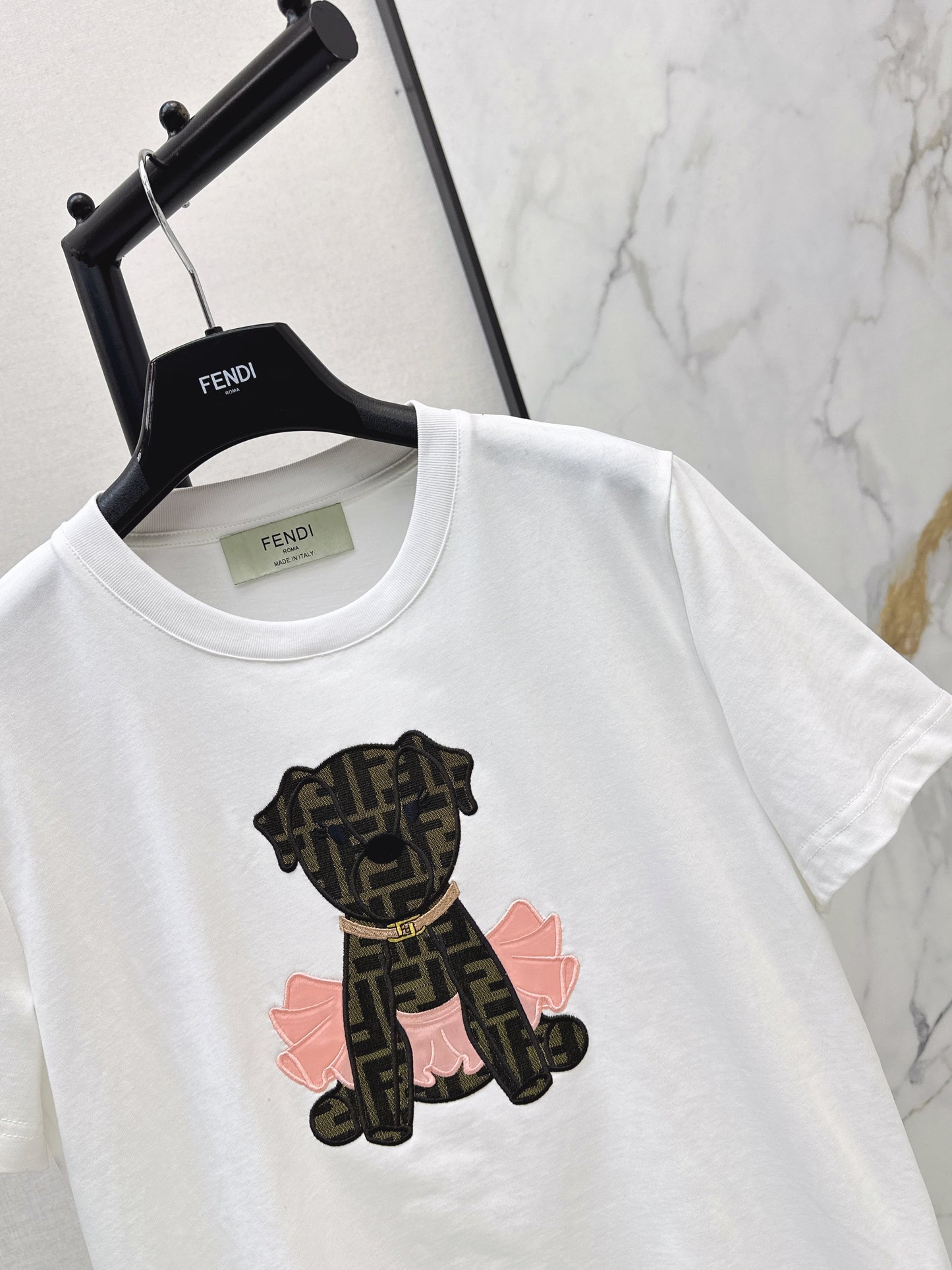 Fend NEW embroidered t-shirt