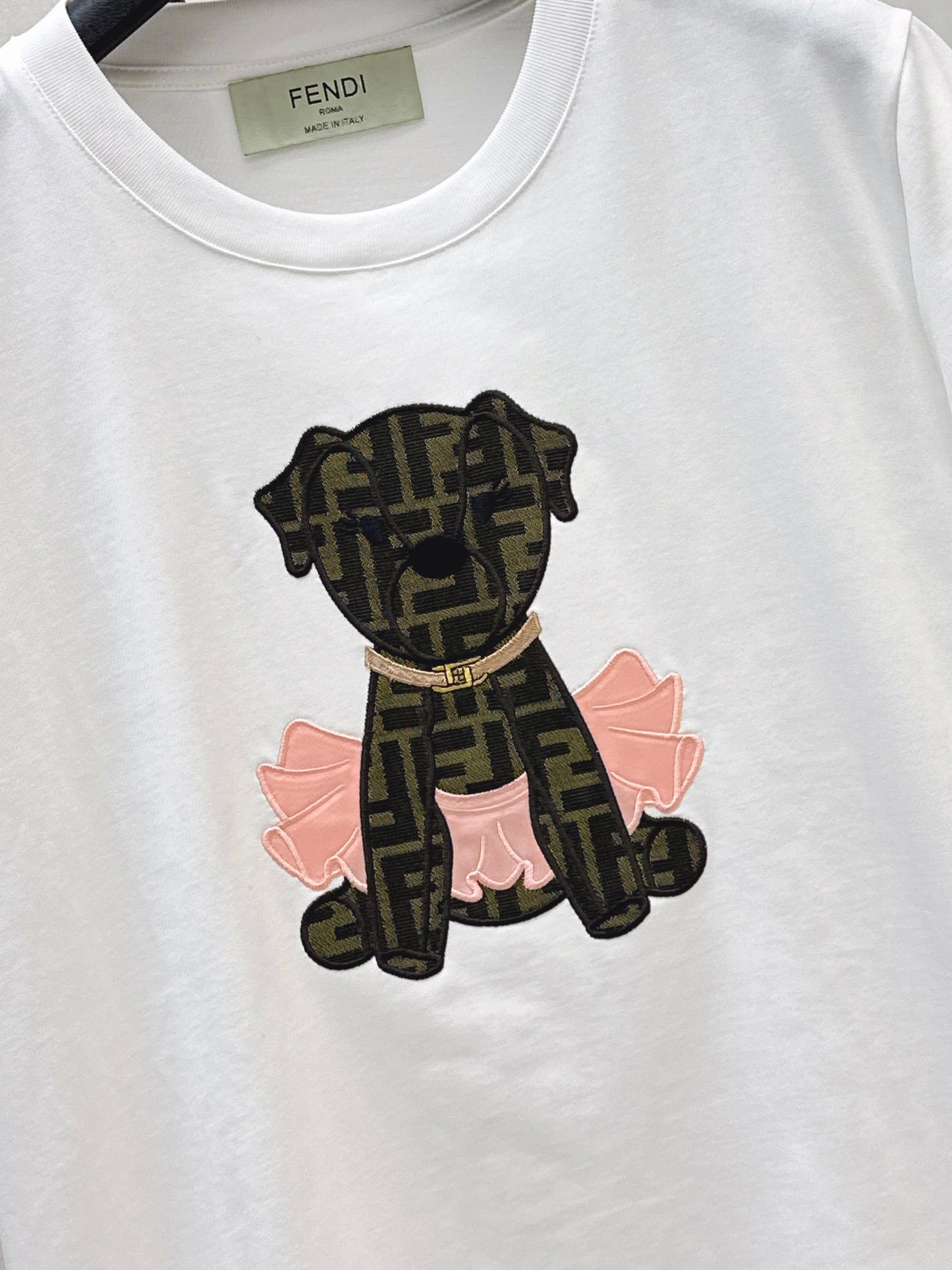 Fend NEW embroidered t-shirt