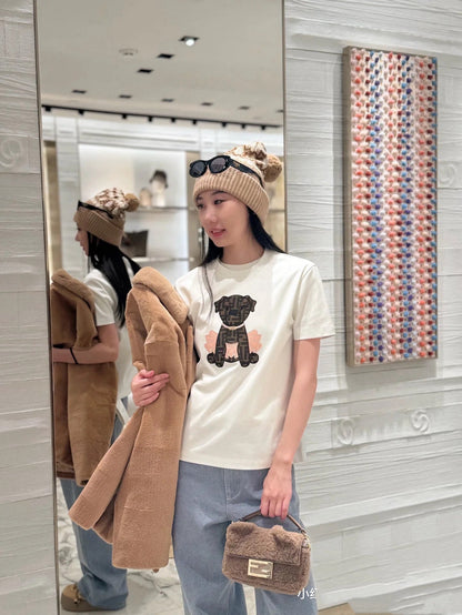 Fend NEW embroidered t-shirt