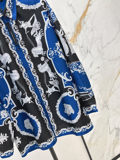 Ver NEW print silk shirts